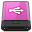 Pink USB W Icon 32x32 png